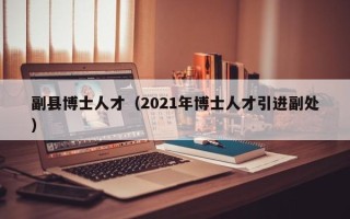 副县博士人才（2021年博士人才引进副处）