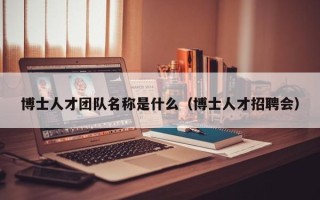 博士人才团队名称是什么（博士人才招聘会）
