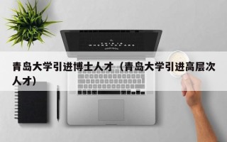 青岛大学引进博士人才（青岛大学引进高层次人才）