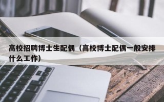 高校招聘博士生配偶（高校博士配偶一般安排什么工作）