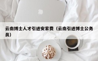 云南博士人才引进安家费（云南引进博士公务员）