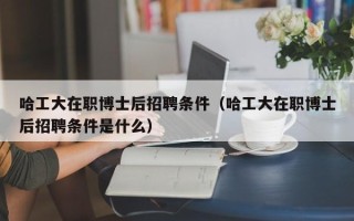 哈工大在职博士后招聘条件（哈工大在职博士后招聘条件是什么）