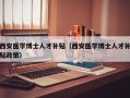西安医学博士人才补贴（西安医学博士人才补贴政策）