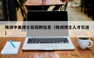 株洲中美博士后招聘信息（株洲博士人才引进）