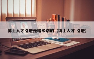 博士人才引进是啥级别的（博士人才 引进）