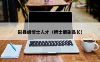 副县级博士人才（博士后副县长）