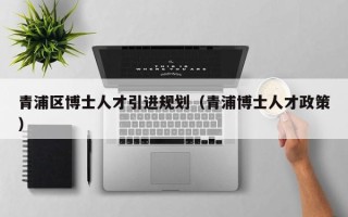 青浦区博士人才引进规划（青浦博士人才政策）