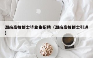 湖南高校博士毕业生招聘（湖南高校博士引进）