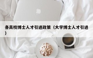 各高校博士人才引进政策（大学博士人才引进）