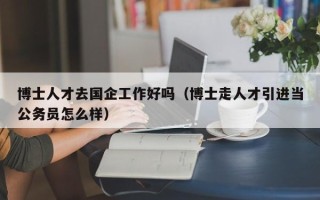 博士人才去国企工作好吗（博士走人才引进当公务员怎么样）