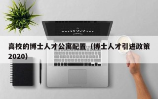 高校的博士人才公寓配置（博士人才引进政策2020）