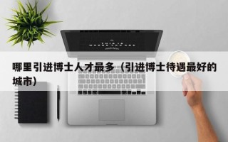 哪里引进博士人才最多（引进博士待遇最好的城市）