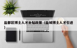 盐都区博士人才补贴政策（盐城博士人才引进）