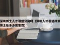 深圳博士人才引进分房吗（深圳人才引进政策博士给多少安家费）
