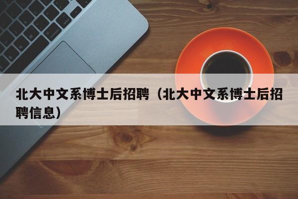 北大中文系博士后招聘（北大中文系博士后招聘信息）-第1张图片-博士人才招聘网