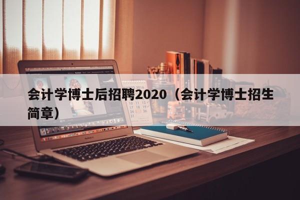会计学博士后招聘2020（会计学博士招生简章）-第1张图片-博士人才招聘网