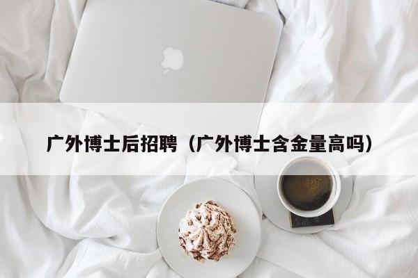 广外博士后招聘（广外博士含金量高吗）-第1张图片-博士人才招聘网