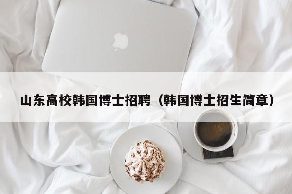 山东高校韩国博士招聘（韩国博士招生简章）-第1张图片-博士人才招聘网