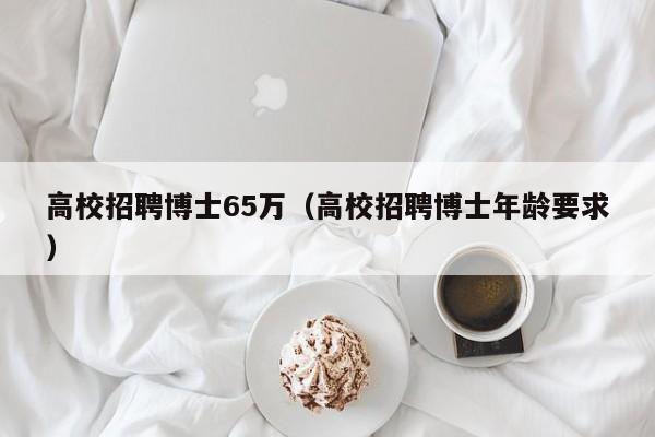 高校招聘博士65万（高校招聘博士年龄要求）-第1张图片-博士人才招聘网