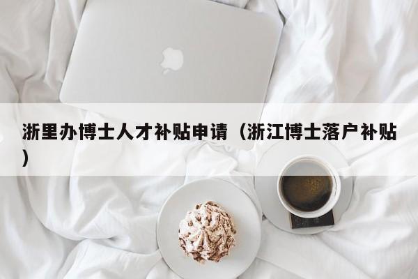 浙里办博士人才补贴申请（浙江博士落户补贴）-第1张图片-博士人才招聘网